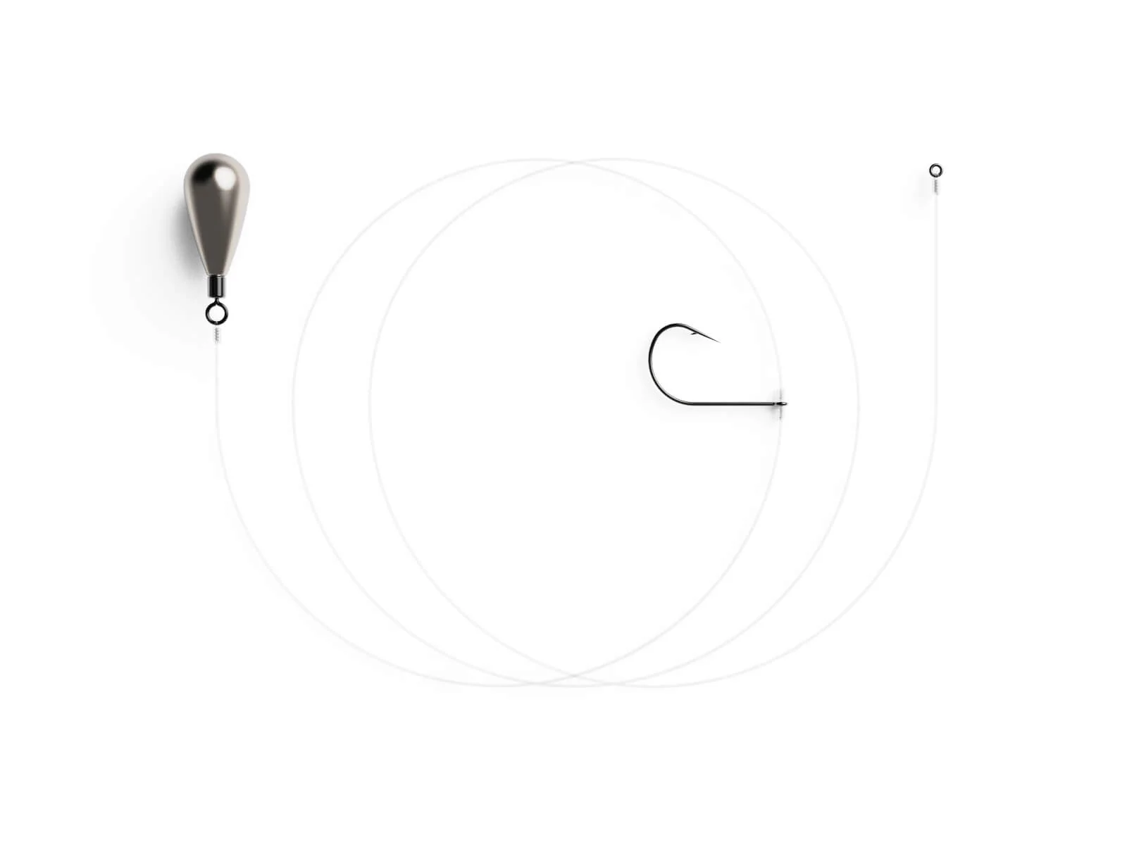 Drop-Shot Rig One Hook - Barsch Montage - Image 2